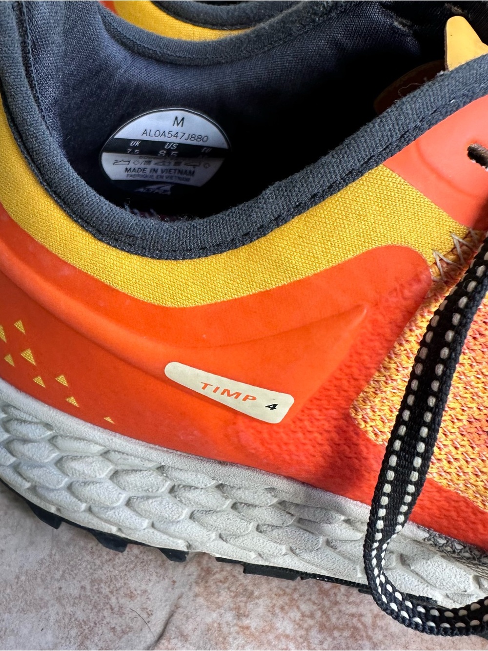 Altra Timp 4 Orange Trail Running Hiking sneaker shoes - Picture 3 of 11